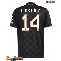 Camisa de Futebol Bayern Munich Luis Diaz #14 Equipamento Alternativo 2025-26 Manga Curta